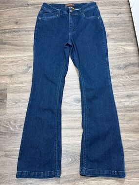 CREST Premium Bootcut Jeans Women's Size 13 Dark Wash Stretch Denim